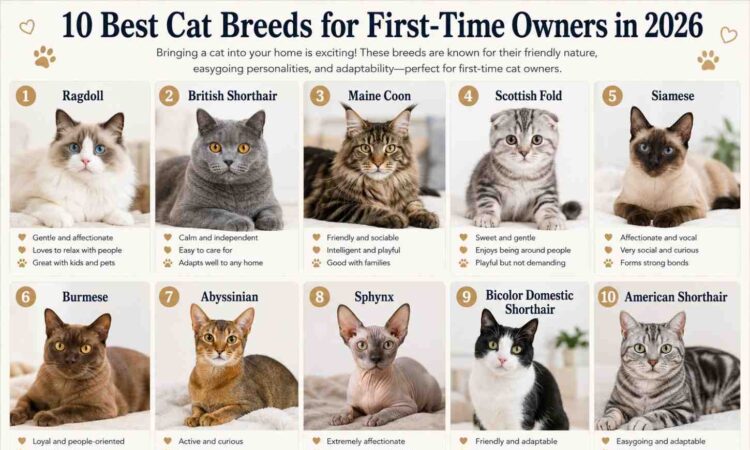 10 Best Cat Breeds for First-Time Owners in 2026-TimeOwnersin2026