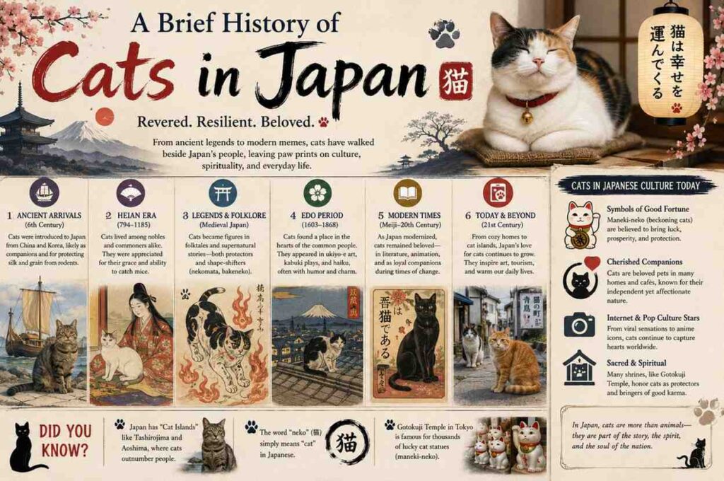 A Brief History of Cats in Japan