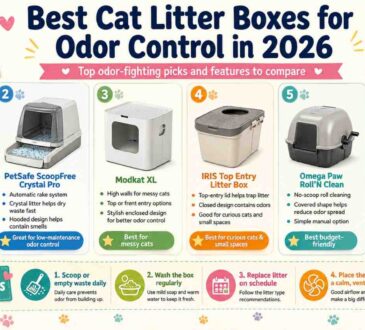 Best Cat Litter Boxes for Odor Control in 2026