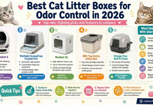 Best Cat Litter Boxes for Odor Control in 2026
