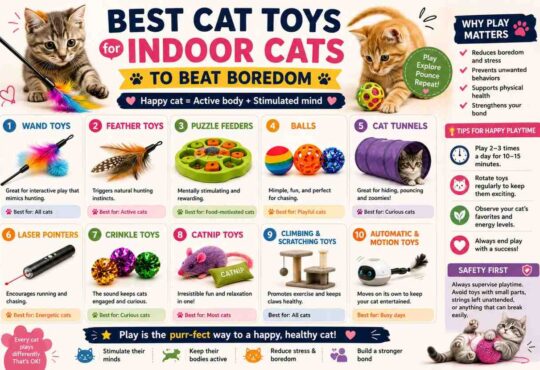 Best Cat Toys for Indoor Cats to Beat Boredom