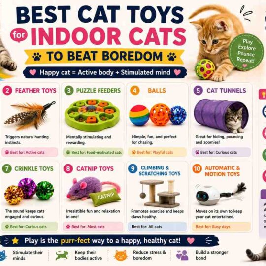 Best Cat Toys for Indoor Cats to Beat Boredom