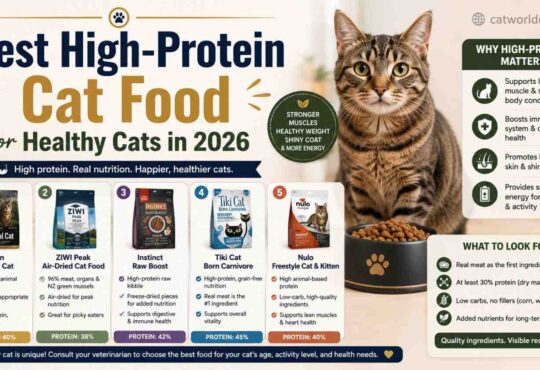Best High-Protein Cat Food for Healthy Cats in 2026