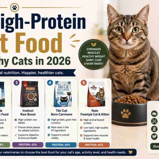 Best High-Protein Cat Food for Healthy Cats in 2026
