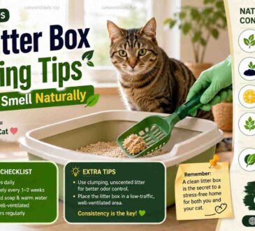 Cat Litter Box Cleaning Tips to Control Smell Naturally