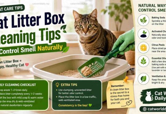 Cat Litter Box Cleaning Tips to Control Smell Naturally