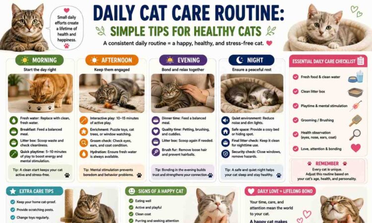 Daily Cat Care Routine: Simple Tips for Healthy Cats
