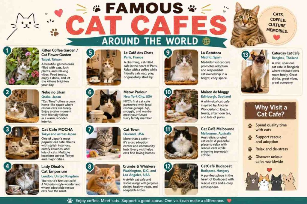 Famous Cat Cafes Around the World