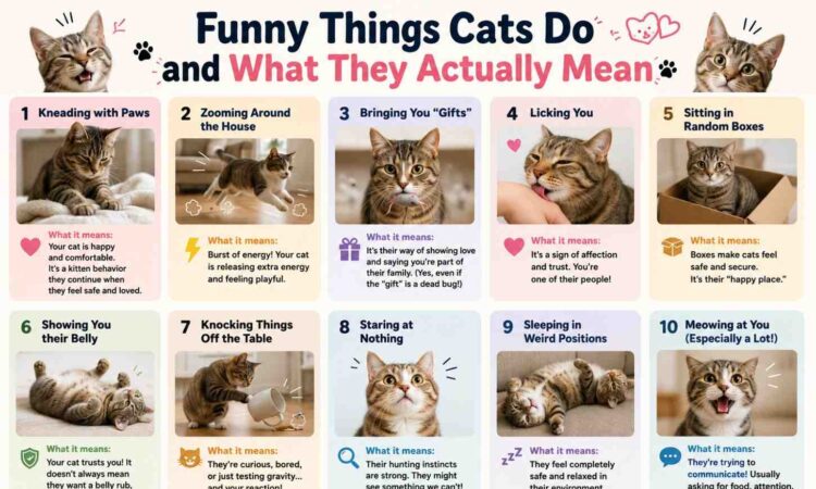Funny Things Cats Do and What They Actually Mean