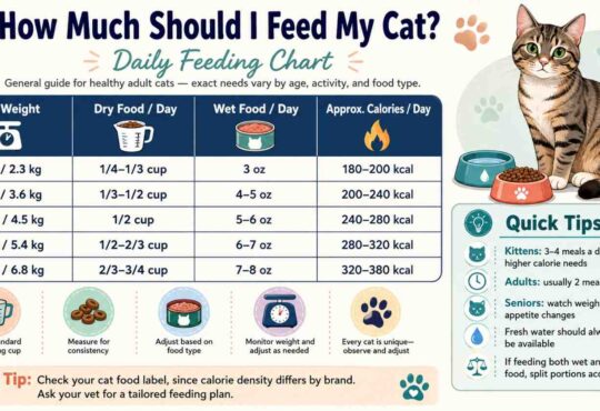How Much Should I Feed My Cat Daily Feeding Chart