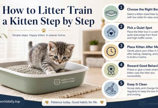 How to Litter Train a Kitten Step by Step