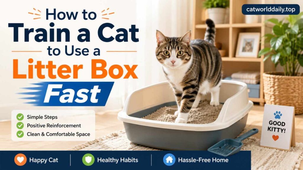 How to Train a Cat to Use a Litter Box Fast