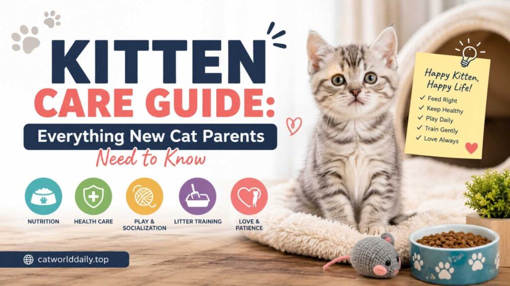 Kitten Care Guide: Everything New Cat Parents Need to Know