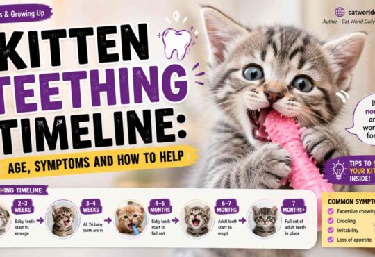 Kitten Teething Timeline: Age, Symptoms and How to Help