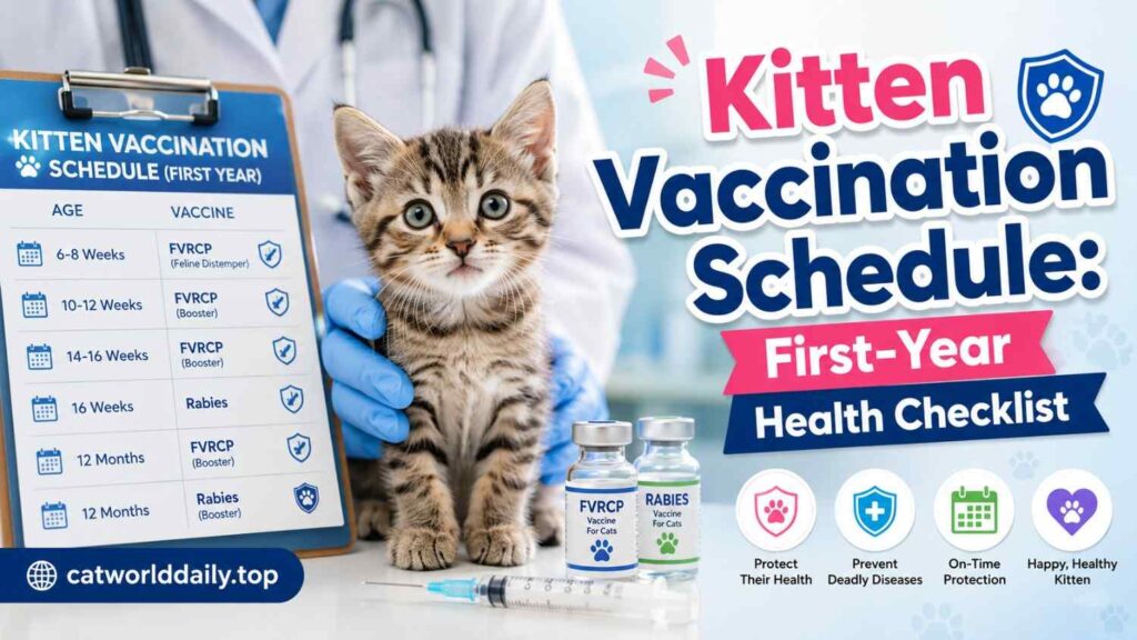 Kitten Vaccination Schedule: First-Year Health Checklist
