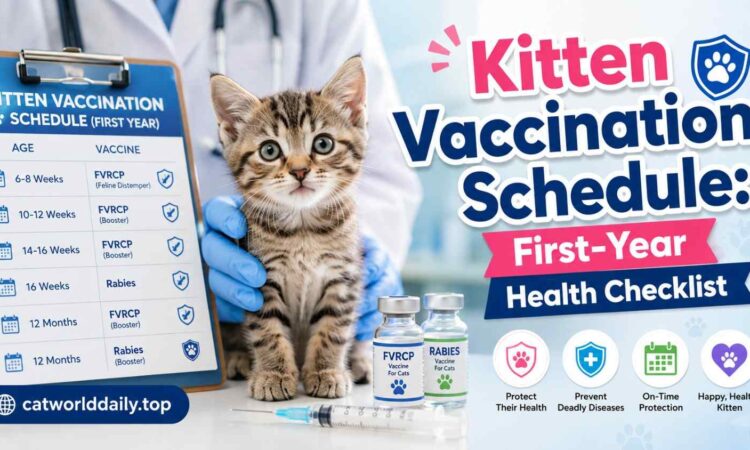 Kitten Vaccination Schedule: First-Year Health Checklist