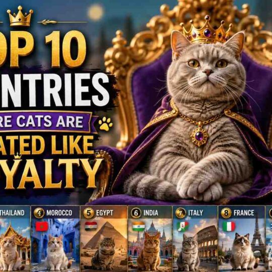 Top 10 Countries Where Cats Are Treated Like Royalty