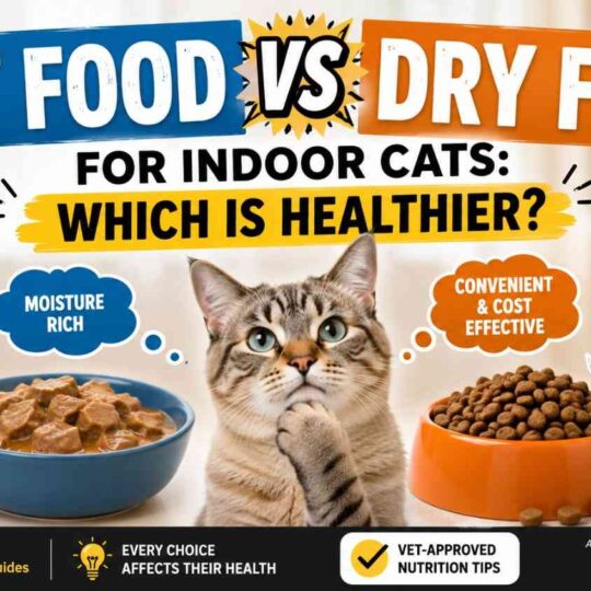 Wet Food vs Dry Food for Indoor Cats: Which Is Healthier?