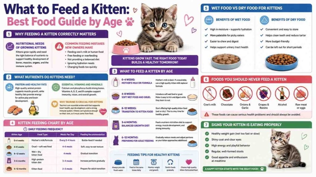 What to Feed a Kitten: Best Food Guide by Age