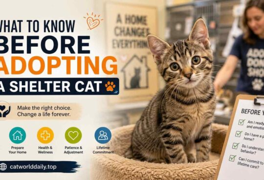 What to Know Before Adopting a Shelter Cat