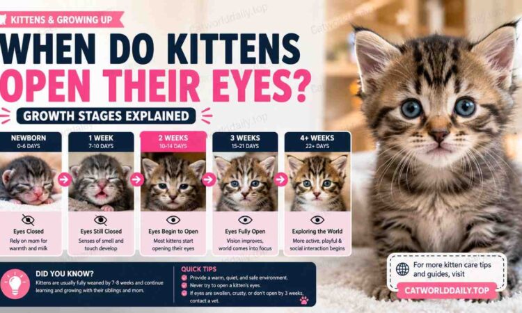 When Do Kittens Open Their Eyes? Growth Stages Explained