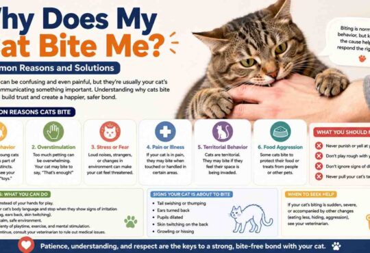 Why Does My Cat Bite Me Common Reasons and Solutions