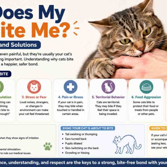 Why Does My Cat Bite Me Common Reasons and Solutions