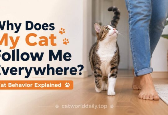 Why Does My Cat Follow Me Everywhere? Cat Behavior Explained