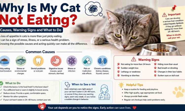 Why Is My Cat Not Eating? Causes, Warning Signs and What to Do