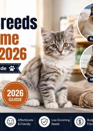 Best Cat Breeds for First-Time Owners in 2026 (Complete Beginner's Guide)