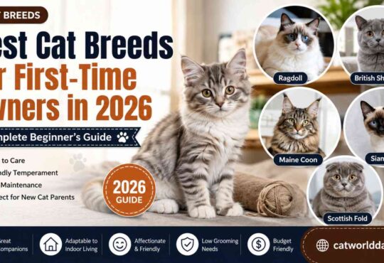 Best Cat Breeds for First-Time Owners in 2026 (Complete Beginner's Guide)